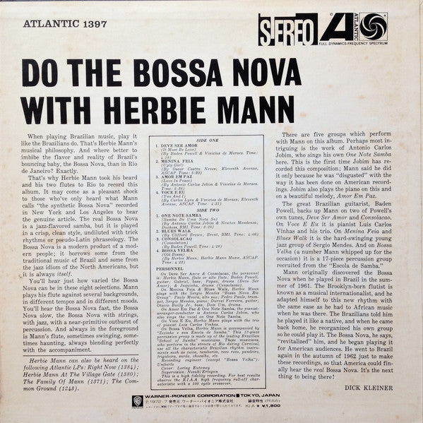 Release: Do The Bossa Nova-Vinyl-Japan-1972-P-6096A-17188006