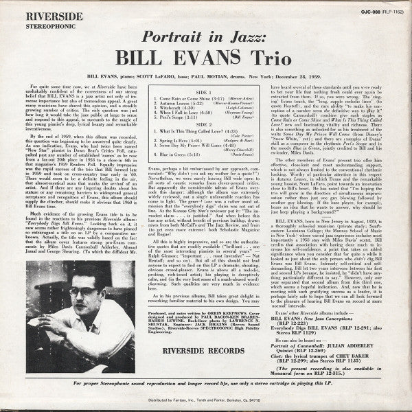 Portrait In Jazz