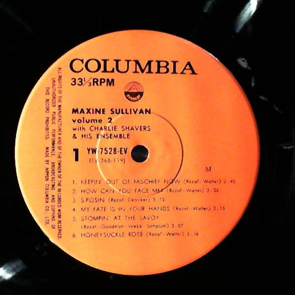 Leonard Feather Presents Maxine Sullivan, Vol. II