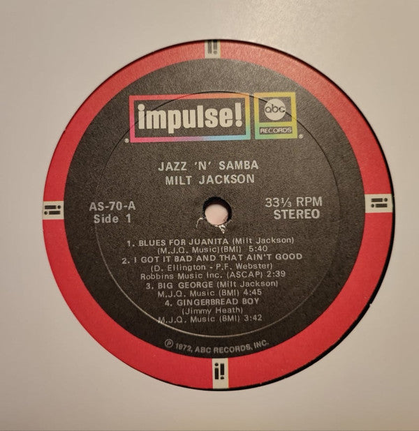 Release: Jazz 'N' Samba-Vinyl-US-1972-AS-70-21765901