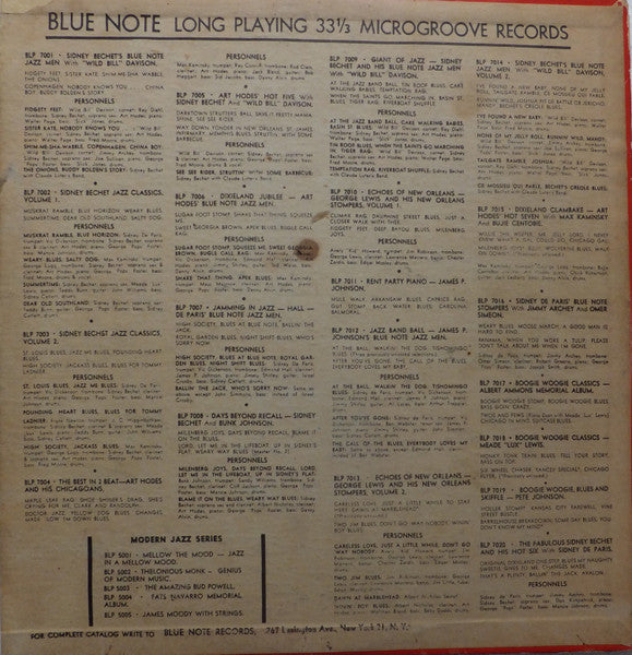 Release: Boogie Woogie Classics-Vinyl-US-None-LP 7017, BLP 7017-32761944