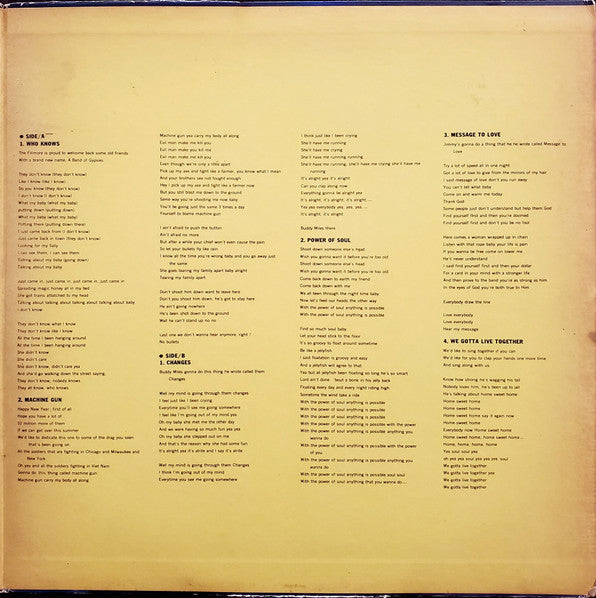 Band Of Gypsys