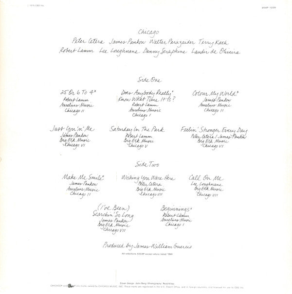 Chicago IX - Chicago's Greatest Hits