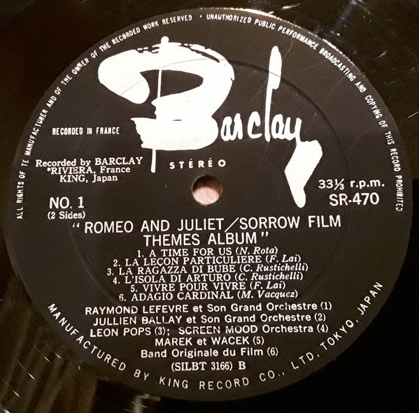 Romeo And Juliet / Sorrow Film Themes Album