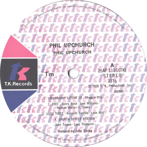 Release: Phil Upchurch-Vinyl-Japan-1978-25AP 1116-10187171