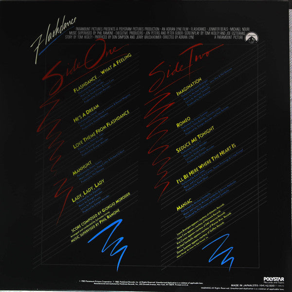Release: Flashdance (Original Soundtrack From The Motion Picture)-Vinyl-Japan-1983-25S-164, 25S-164-14679559