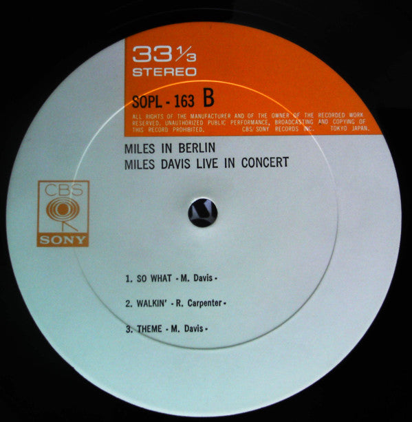 Miles In Berlin