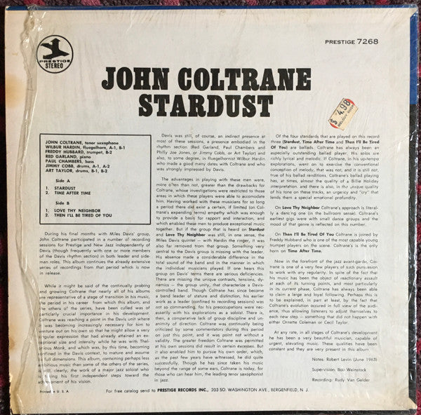 Release: Stardust-Vinyl-US-None-PR 7268, Prestige 7268, PRST 7268-15621402