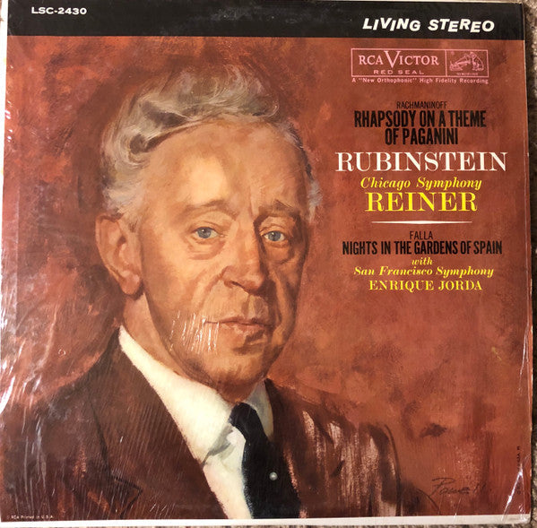 Master Release: Rhapsody On A Theme Of Paganini / Nights In The Gardens Of Spain by Sergei Vasilyevich Rachmaninoff
