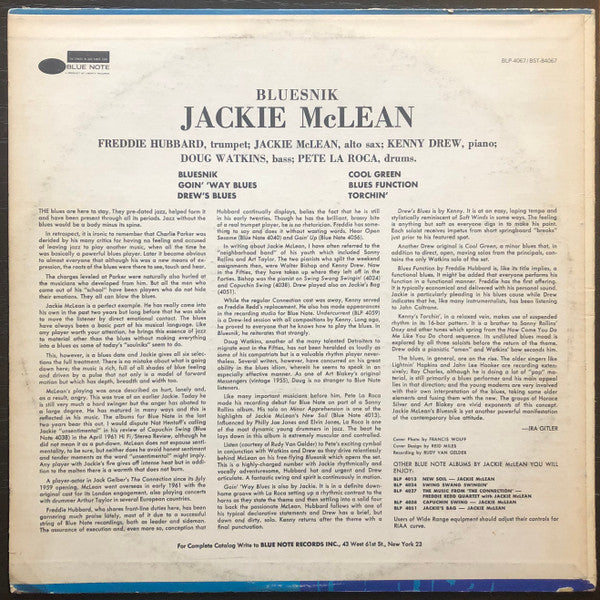 Master Release: Bluesnik by Jackie McLean