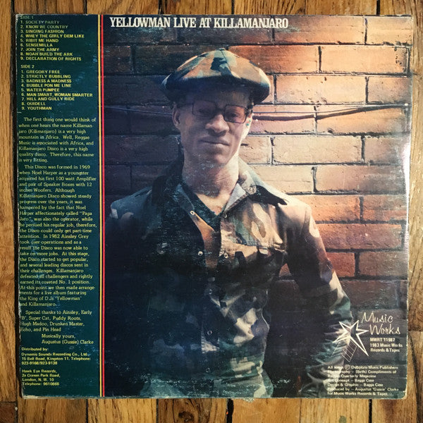 Release: Live At Killamanjaro-Vinyl-Jamaica-1983-MWRT 11987-11668555