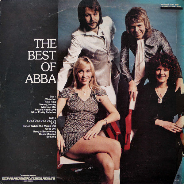 Release: The Best Of ABBA-Vinyl-New Zealand-1975-VPL1 4020-14281594