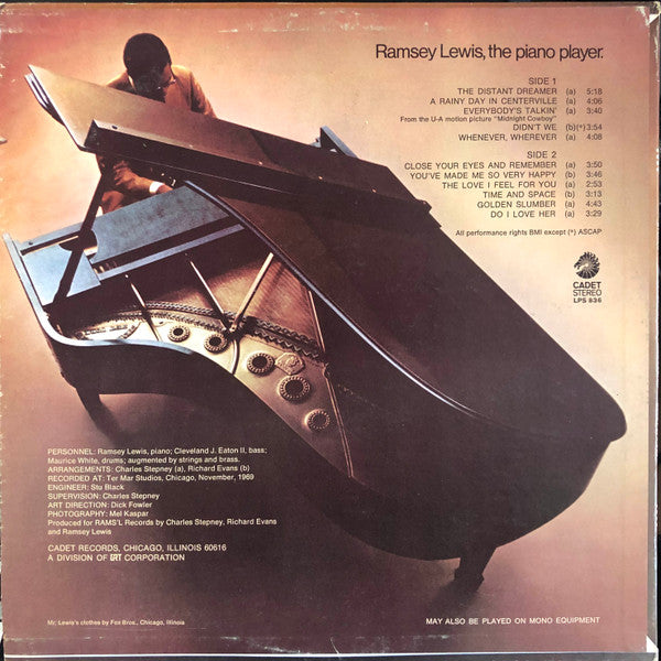 Master Release: Ramsey Lewis, The Piano Player by Ramsey Lewis