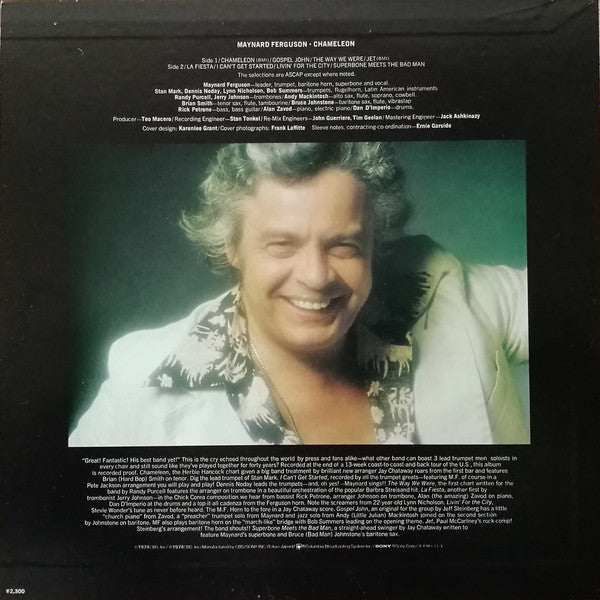 Master Release: Chameleon by Maynard Ferguson