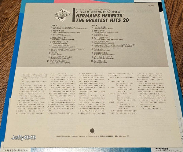 Herman's Hermits Greatest Hits 20