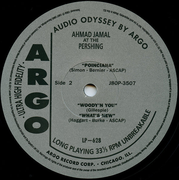Ahmad Jamal At The Pershing