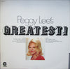 Peggy Lee - Peggy Lee's Greatest! (Vinyl, LP, Compilation) Near Mint (NM or M-) / Very Good Plus (VG+)