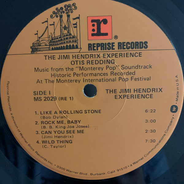 Release: Historic Performances Recorded At The Monterey International Pop Festival-Vinyl-US-None-MS 2029 (RE 1)-15825393