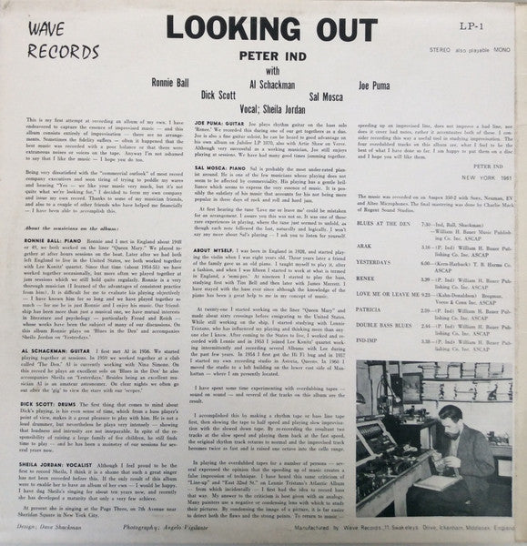 Master Release: Looking Out by Peter Ind