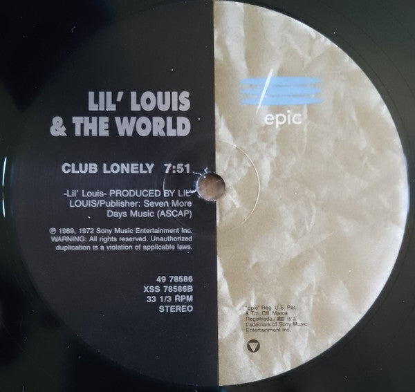 Release: French Kiss / Club Lonely-Vinyl-US-None-49 78586-26973995