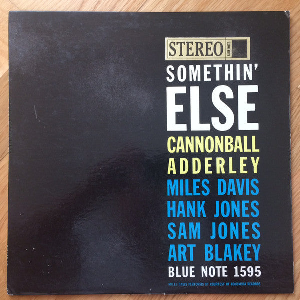 Release: Somethin' Else-Vinyl-US-1964-BST 1595, 1595-10594356