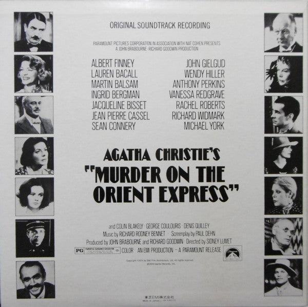 Master Release: Agatha Christie's Murder On The Orient Express (Original Soundtrack Recording) by Richard Rodney Bennett