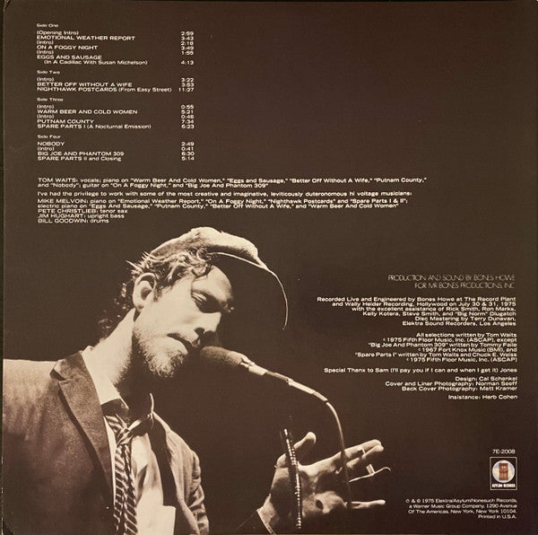 Release: Nighthawks At The Diner-Vinyl-US-2010-7E-2008-17218744