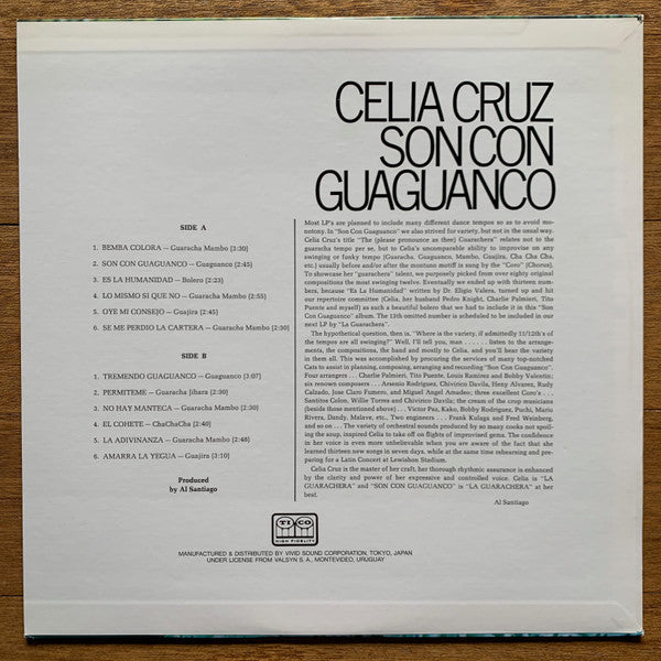 Release: Son Con Guaguancó-Vinyl-Japan-1984-VS-1411-14735840