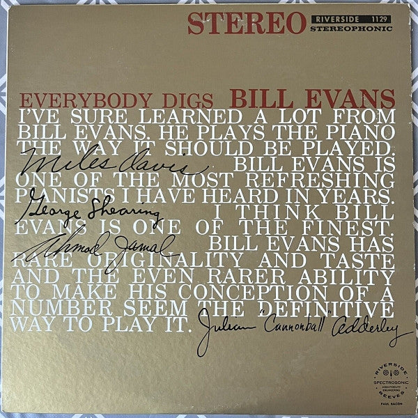 Release: Everybody Digs Bill Evans-Vinyl-Japan-1975-SMJ-6090-27451002