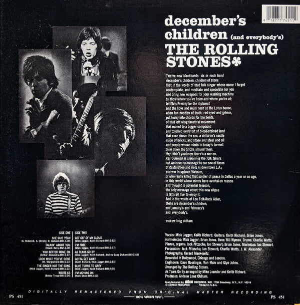 December's Children (And Everybody's)