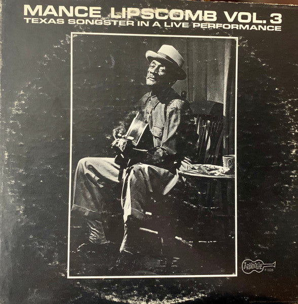 Release: Vol. 3: Texas Songster In A Live Performance-Vinyl-US-None-F1026-15722595