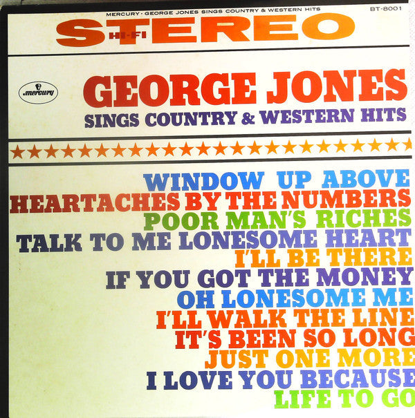 Release: Sings Country & Western Hits-Vinyl-Japan-1975-BT-8001-17301538