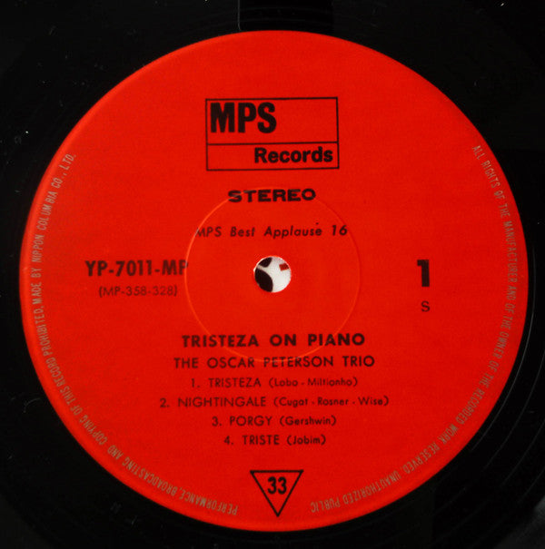 Tristeza On Piano