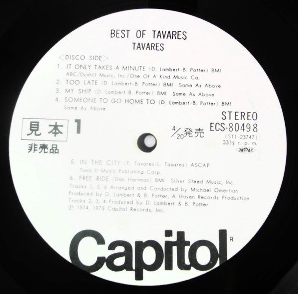 Best Of Tavares