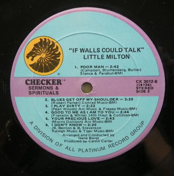 Release: If Walls Could Talk-Vinyl-US-1977-CK 3012-17652931