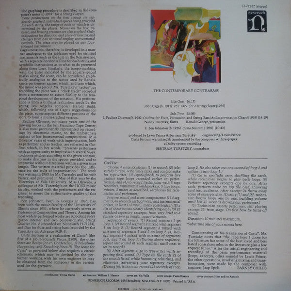 Release: The Contemporary Contrabass-Vinyl-US-None-H-71237-29013811