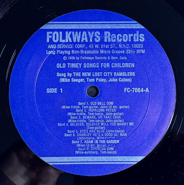 Old Timey Songs For Children