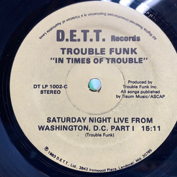 In Times Of Trouble
