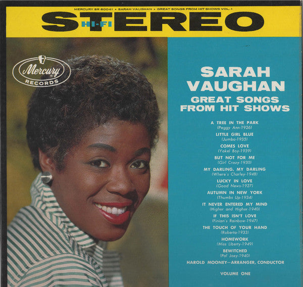 Master Release: Great Songs From Hit Shows, Vol. 1 by Sarah Vaughan