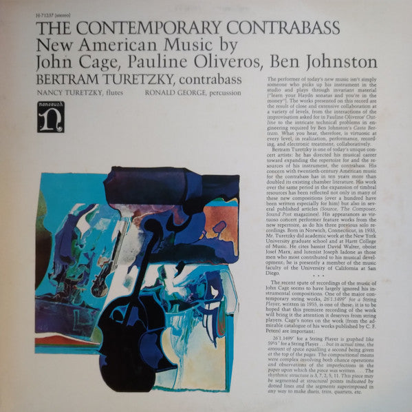 Master Release: The Contemporary Contrabass by John Cage
