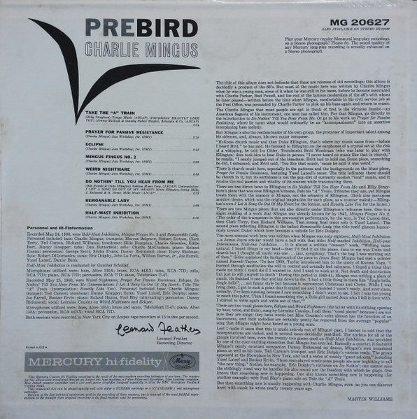 Release: Pre-Bird-Vinyl-Japan-None-MG 20627, IMPF 11004-30841128
