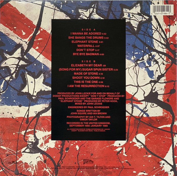 Release: The Stone Roses-Vinyl-US-1989-1184-1-J-14258614