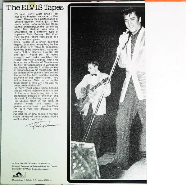 Release: The Elvis Tapes-Vinyl-Japan-1977-MPA-5101-20335543
