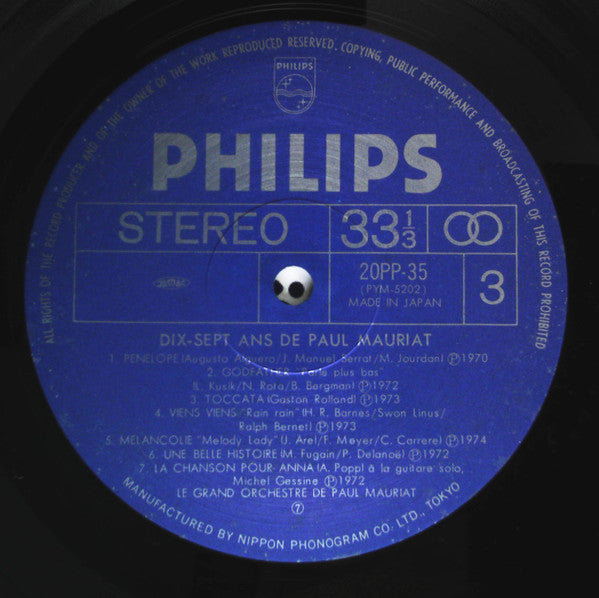 Dix-Sept Ans De Paul Mauriat