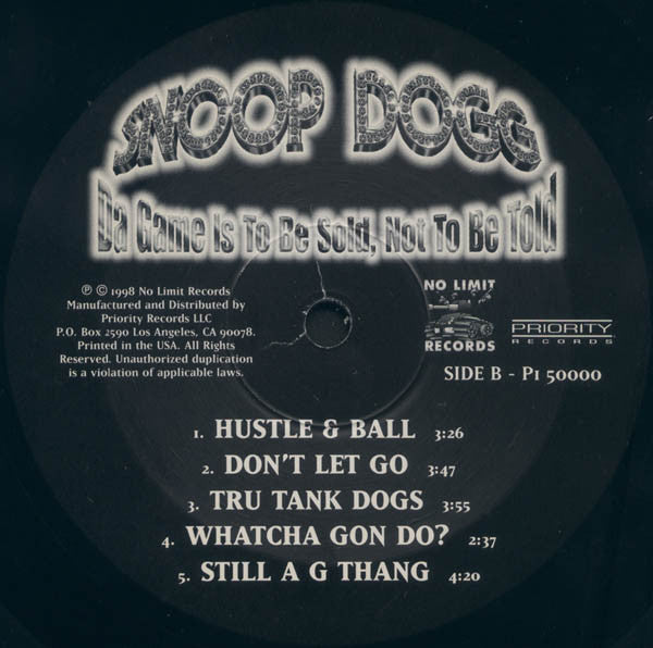 Master Release: Da Game Is To Be Sold, Not To Be Told by Snoop Dogg