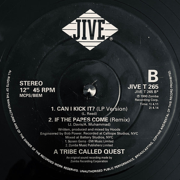 Master Release: Can I Kick It? by A Tribe Called Quest
