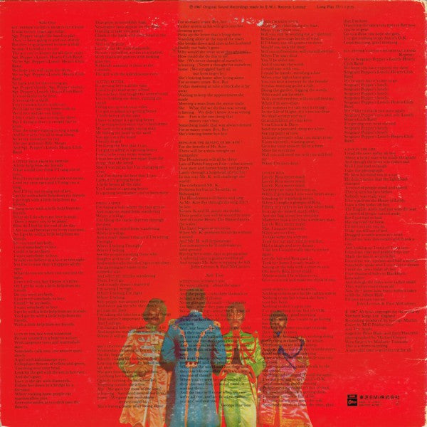 Release: Sgt. Pepper's Lonely Hearts Club Band-Vinyl-Japan-1982-EAS-70137-4451664