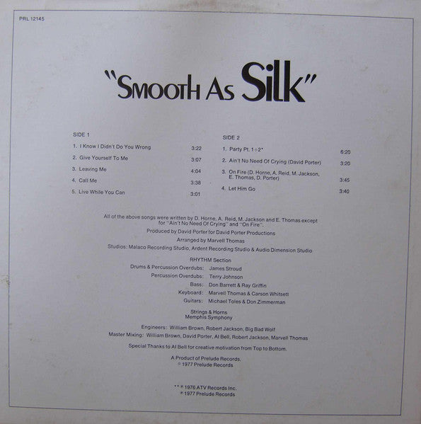 Master Release: Smooth As Silk by Silk (14)