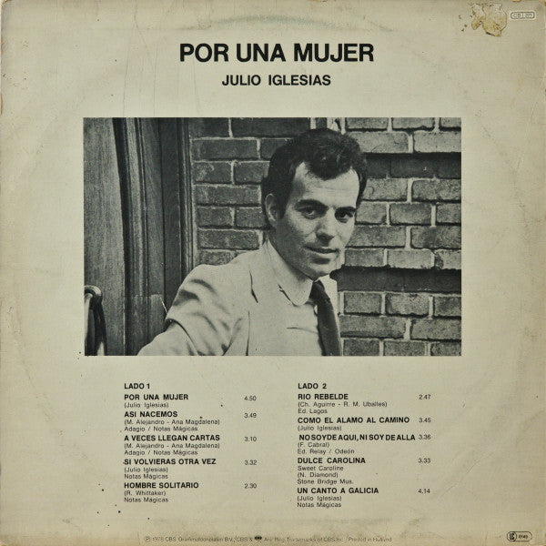 Release: Por Una Mujer-Vinyl-Europe-1978-82847-3237455