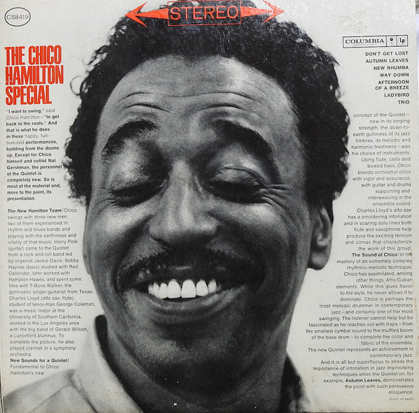 Release: The Chico Hamilton Special-Vinyl-US-1961-CS 8419-3438796